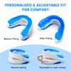 Mouthpiece Anti Snore Mouth Guard Silicone Anti Snoring Bruxism Sleeping Aid Apnea Guard Teeth Snoring Devices Stop Snore Oral