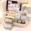 Desktop Organizer: Stationery Storage Box with Drawers and Pen Holder for Students and Office