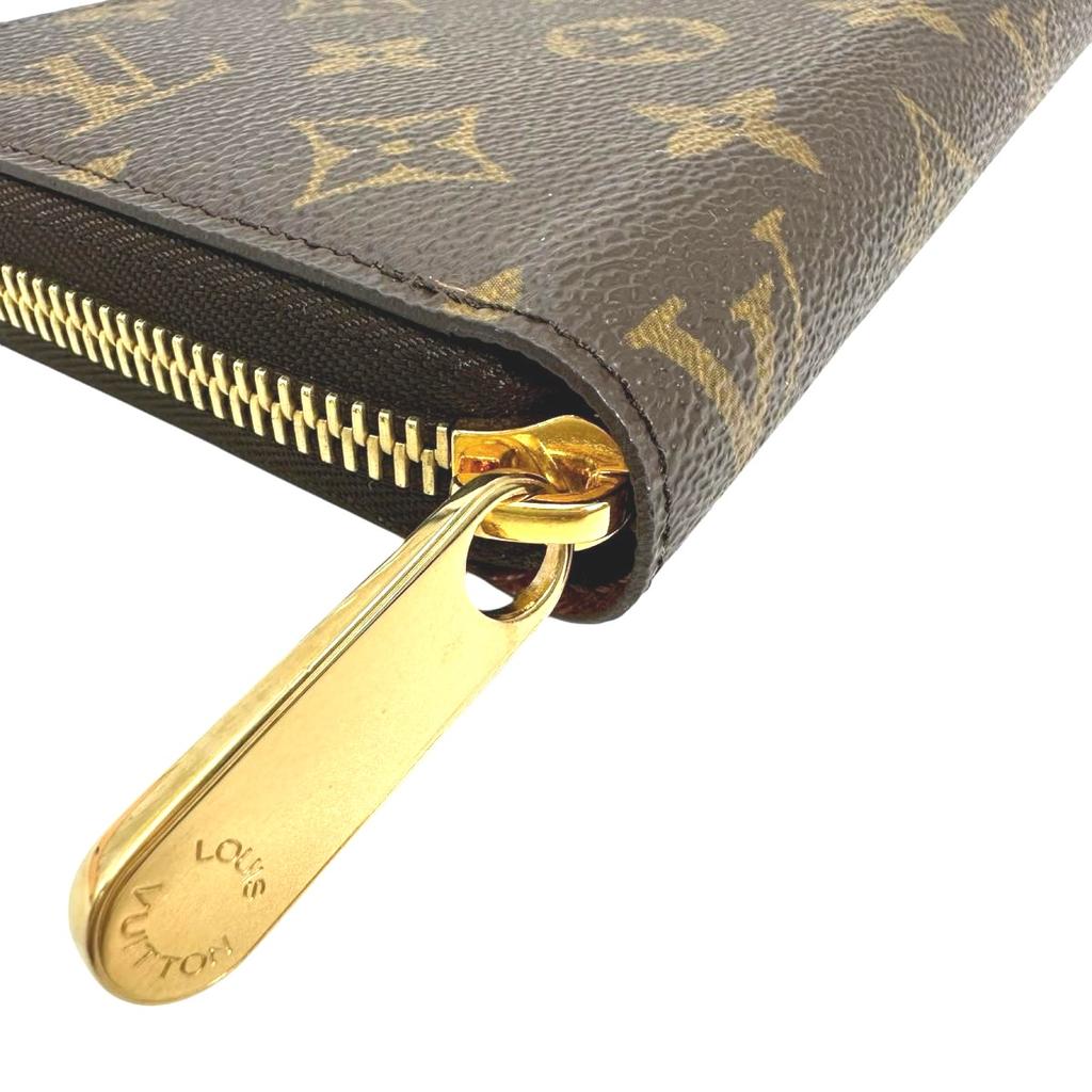 Louis Vuitton Monogram Zippy Purse Monogram Canvas Brown Women M42616 Used