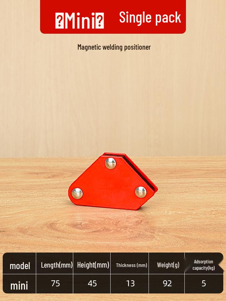 

90° Magnetic Welding Positioning Tool & Triangle Ruler