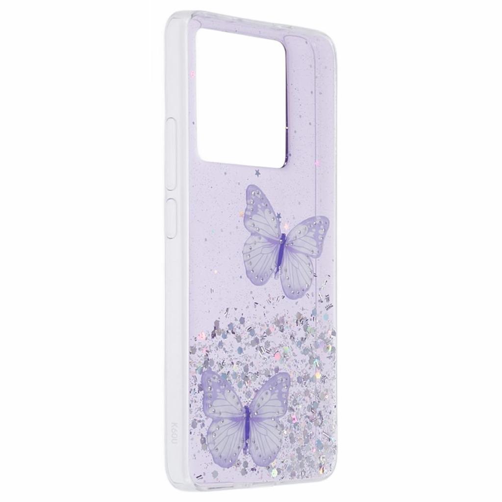 AW Series For Xiaomi 13T/13T Pro/Redmi K60 Ultra Phone Case Epoxy Butterfly Cover