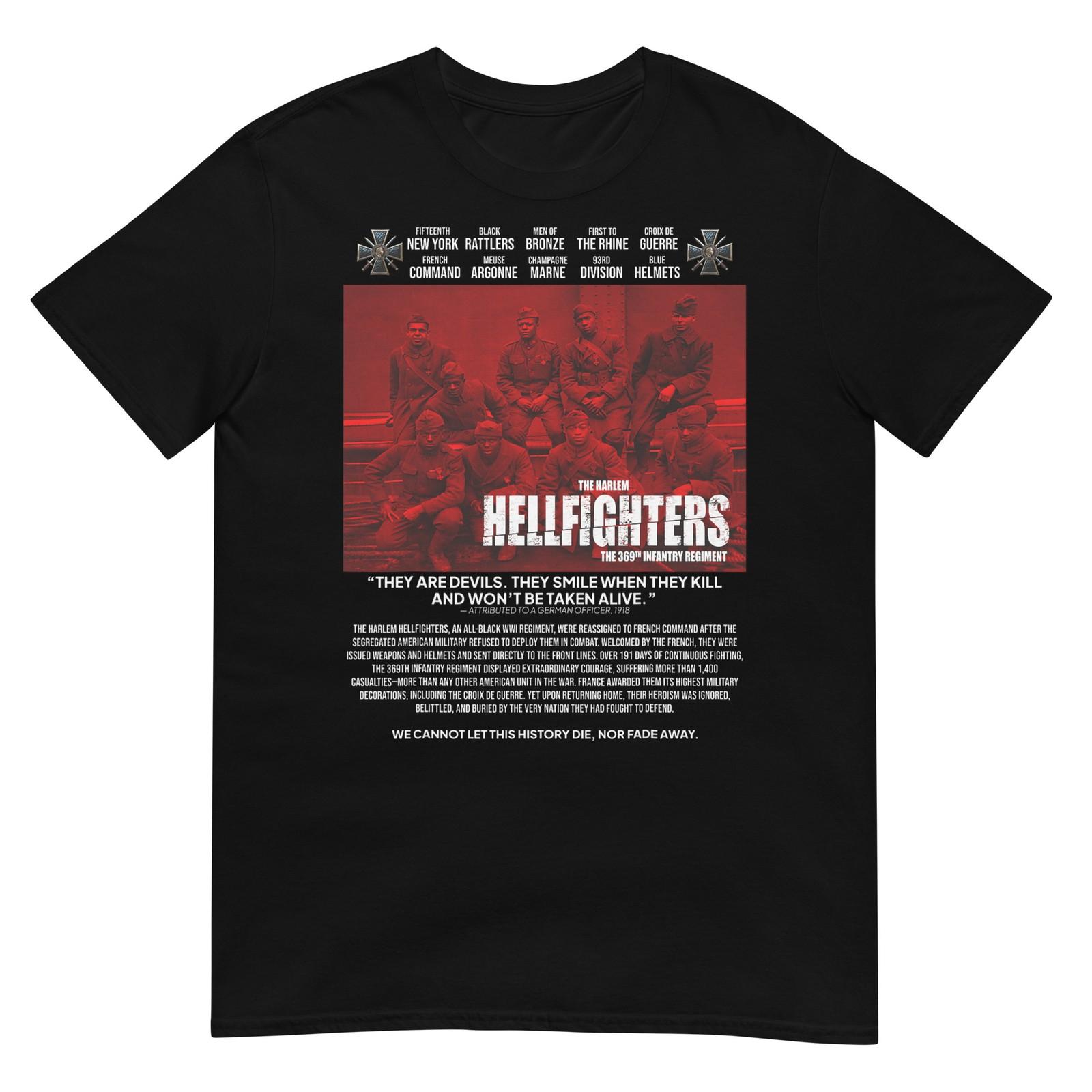 Harlem Hellfighters WWI 369th Regiment - Buffalo Soldiers T-Shirt S