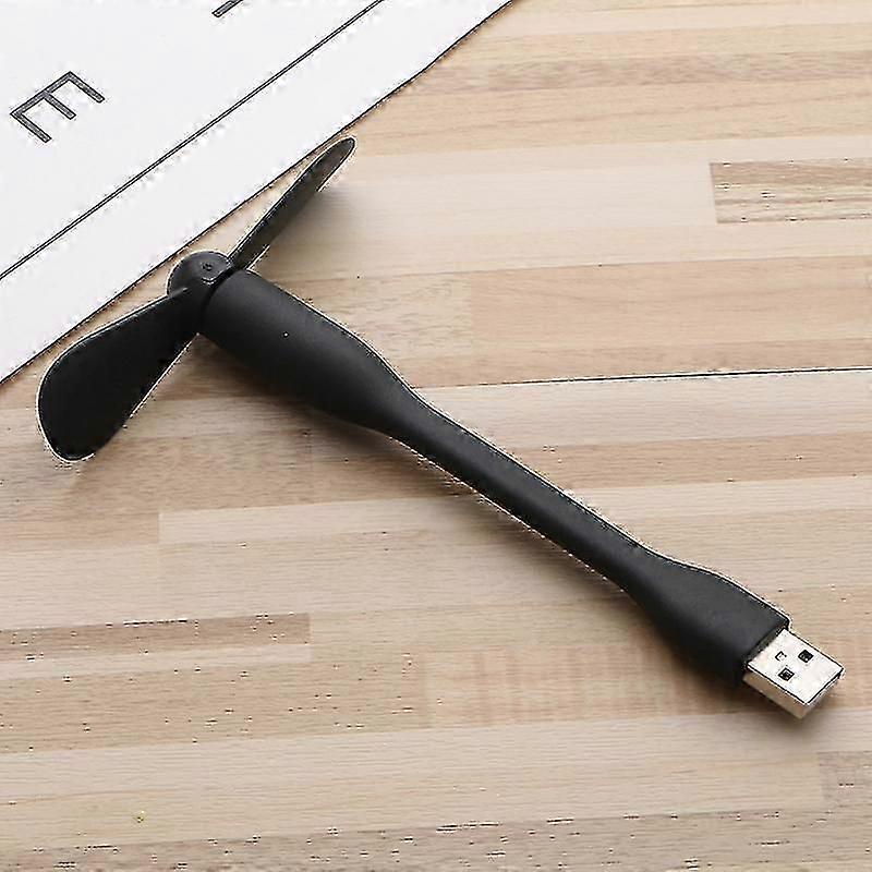 2 Pack Mini Usb Fan, Mobile Phone Fan, Mini Laptop Cooling Fan, Quiet Travel Fan, Compatible With Any Usb Port, Like Power Bank