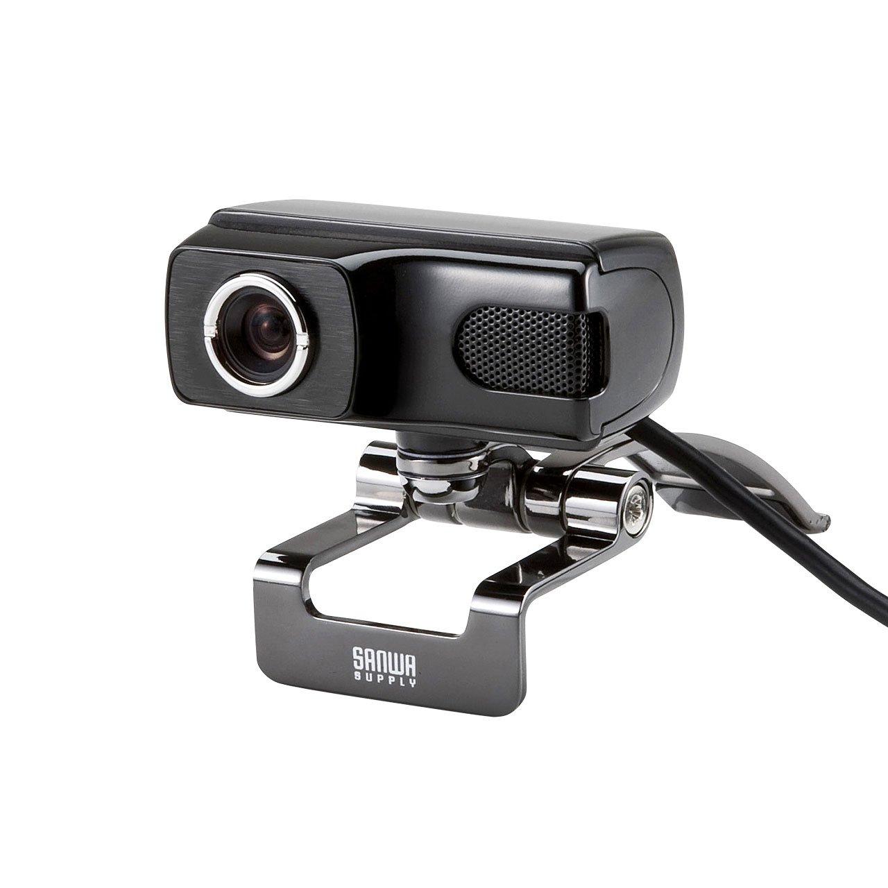 

Sanwa Supply Full HD Skype Webcam, 5MP, Built-in Microphone, Compatible, CMS-V40BK чорний