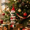 Seasonal Crochet Crafting Projects Spiral Ornament DIY Kit for Adults Beginners Christmas Craft Set Handmade Holiday Decorations with Yarn,