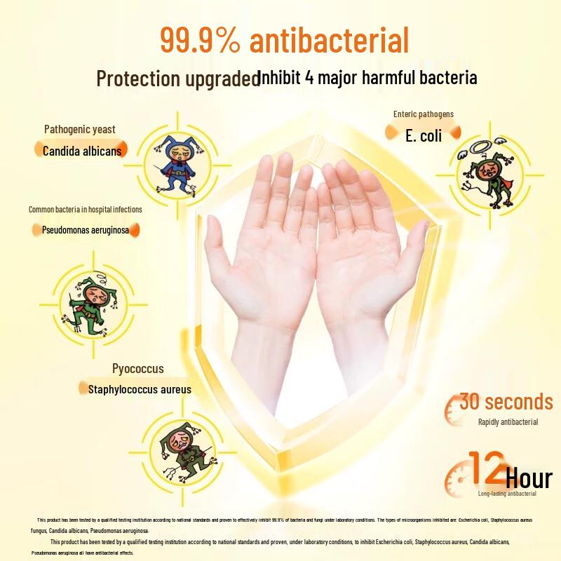 Lion King Qujing Antibacterial Hand Wash, Energetic Lemon