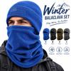 Windproof Hat and Scarf Set Breathable Ear Protection Hat Fashion Pullover Hat  Winter