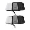 2PCS Soft Lure Storage Bag PVC Water Proof Removable Soft Bait Binder Fishing Tackle Organizer Case for Outdoor Fishing
