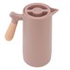 Coffee   Simple Stylish Portable 1L Large Capacity Beech Wood Handle 12h Thermal Insulation Coffee Pot