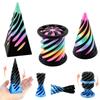 Kids 3D Printed Spiral Cone Fidgeting Toy Impossible Pyramid Passthrough Sculpture Antistress Anxiety Relieving Game Adults Toys