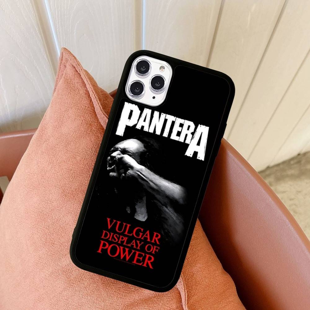 Dark Heavy Metal Rock P-PanteraS Band For IPhone 11 12 13 14 15 16 17 Pro Max Plus TPU+PC Shockproof Back Phone Cases
