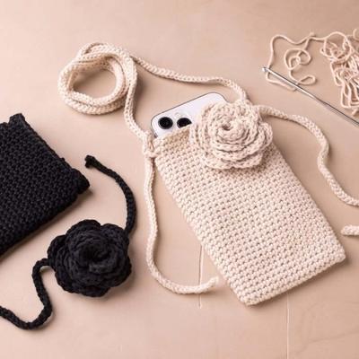 Kit Croșetat - Creativ Company - Portofele Telefon - 2 buc - Nivel Intermediar - DIY