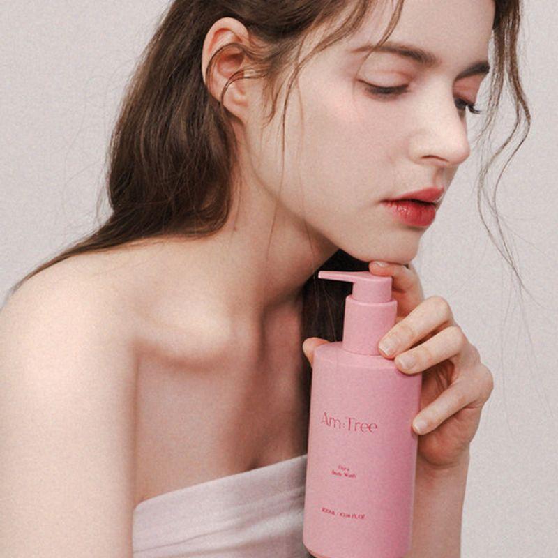 Am:tree Rose & Musk Flora Perfume Body Care Gift Set (2 Body Washes + 1 Body Lotion)