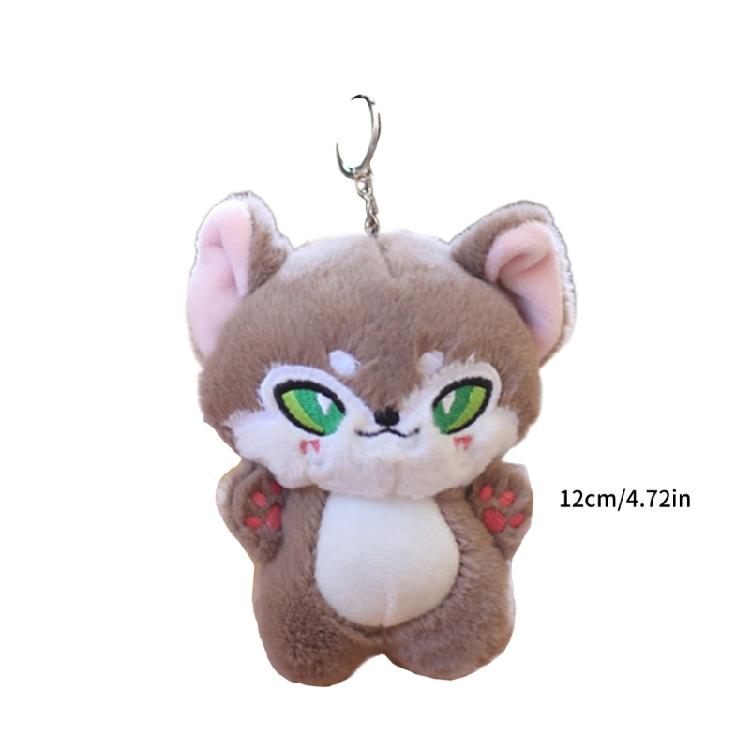 Bag Charm Plush Keychain Plush Material Backpack Pendant Suitable for Bags Keys