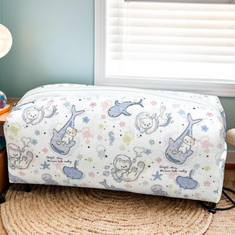 1PC Large Capacity Stationery Student Simplicity Korean Pencil Pouch Storage Bag Small Makeup Bag Travel Organizer Cosmetic Bag