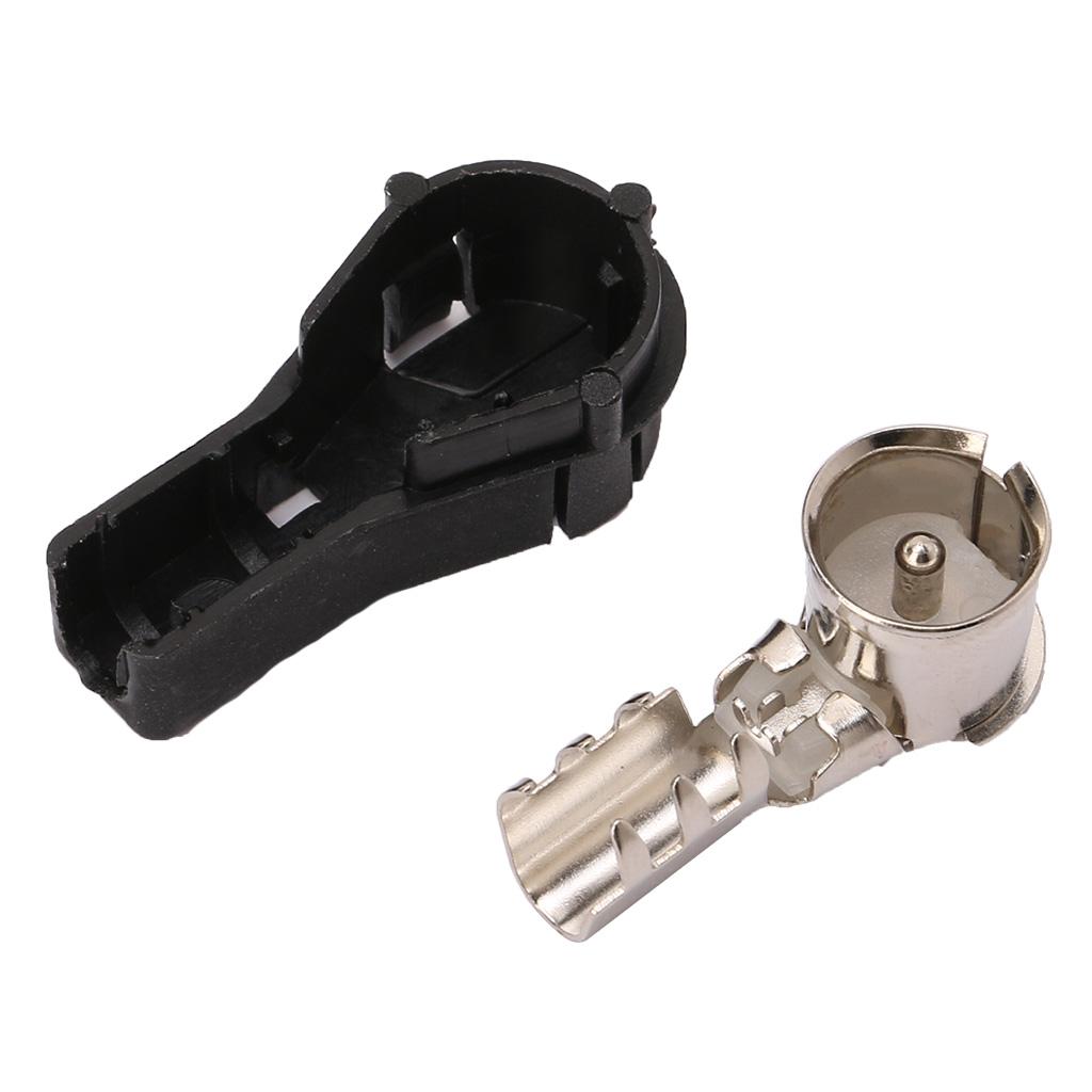 Durable Car Radio Stereo ISO Male Crimp Aerial Connector Convert Bare Wires Automotive Adapter Antenna Easy Installation