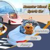 Hamster Laufkugel Transparentes Rollendes Spielzeugauto Laufrad Hamsterauto für Hamster und Rennmäuse