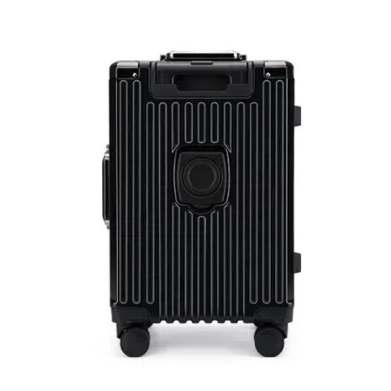 Hengyuanxiang HYX8066 Aluminum Frame Luggage with Cup Holder 20 inch