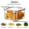 Transparent Plastic Food-Grade Storage Jar for Candy, Tea, Grains, and Cereal