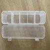 1pc Plastic Hair Accessories Jewelry Sorting Box Five Compartment Storage Box Desktop Miscellaneous Items Data Cable Storage
