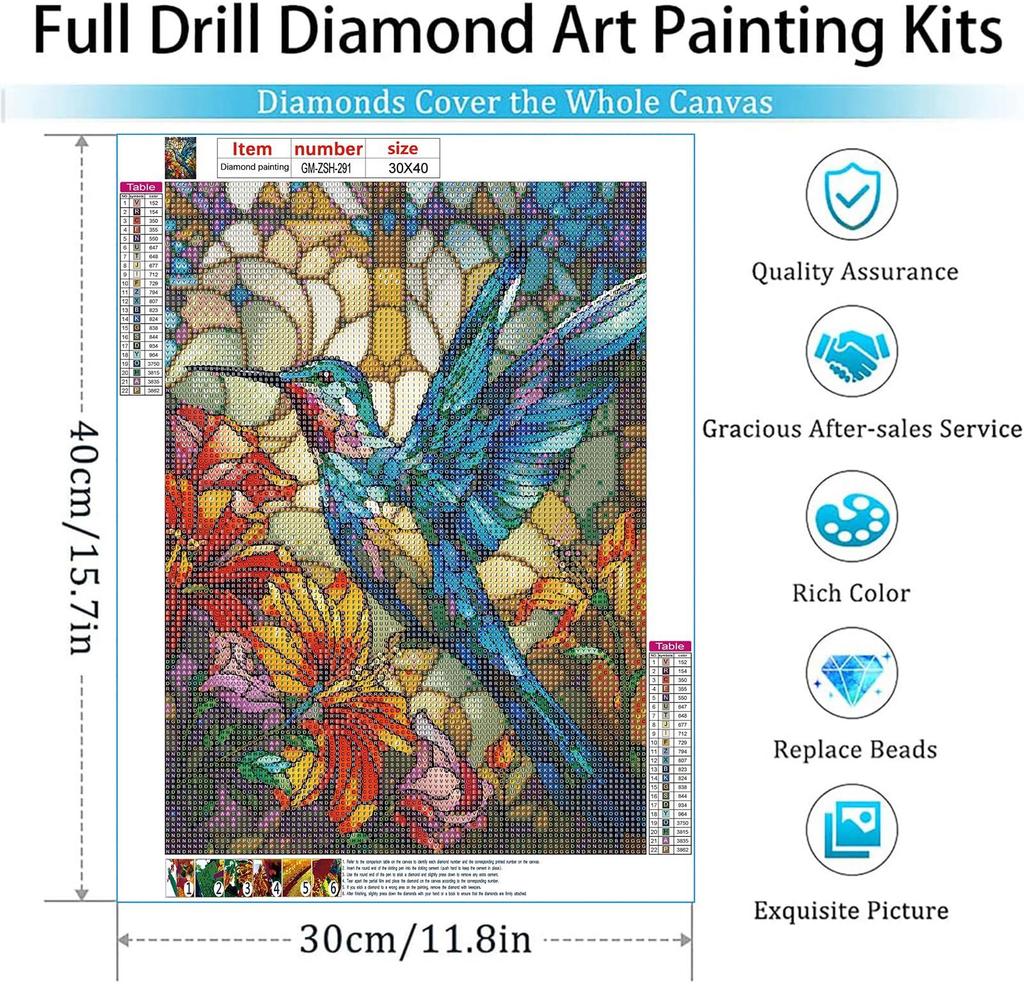 5D DIY The Demon Huntress Group Series Diamond Painting Kit Living Room Office Decoration Bedroom Home Wall Art