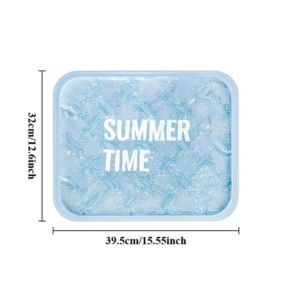 Waterless Gel Ice Pad PVC Children's Cold Pillow Creative Cooling Mat  Summer