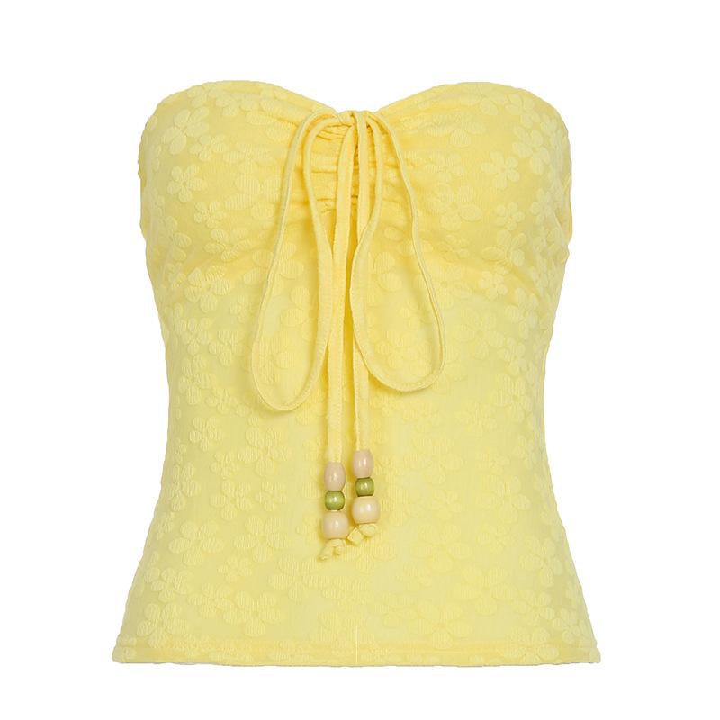 

Сладкий костюм в стиле морского отдыха для женщин, эластичные бретели, облегающий талию и стройнящий, топ на бретелях, длинная юбка с цветочным принтом L