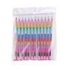 12Pcs Building Blocks Pen Crayon Building Blocks Crayon Oil Painting Drawing