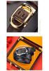 Men's Genuine Leather Automatic Buckle Belt - Korean Style, Trendy, High-grade, Fashionable Waistband for Middle-aged and Young