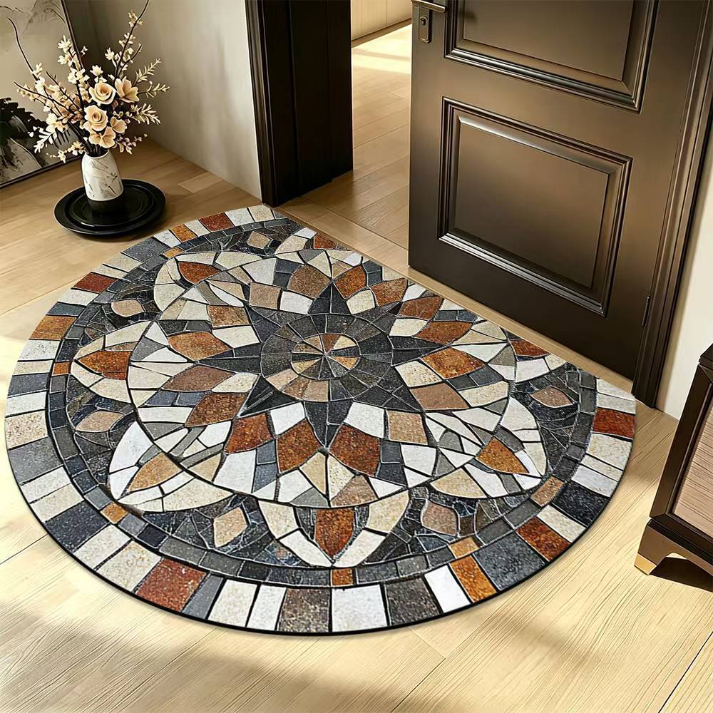 Geosoft Sila Mud Water Absorbing Anti-Slip Floor Mat, Suitable for Entrance, Bathroom and Corridor Carpets