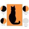 Halloween Pumpkin Black Cat Ghost Thriller Poster Print Fall Art Wall Abstract Skeleton Quote Canvas Painting Room Home Decor