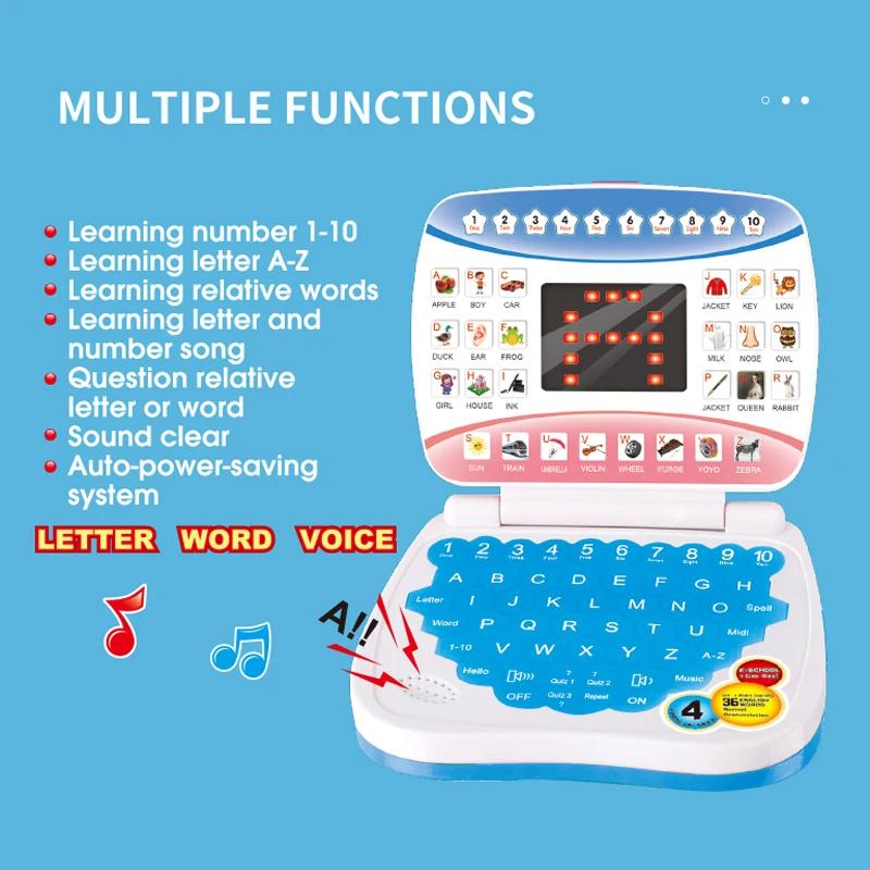 Kids Simulation Laptop Model Toy Early Education Learning Machine Keyboard Portable Typewriter