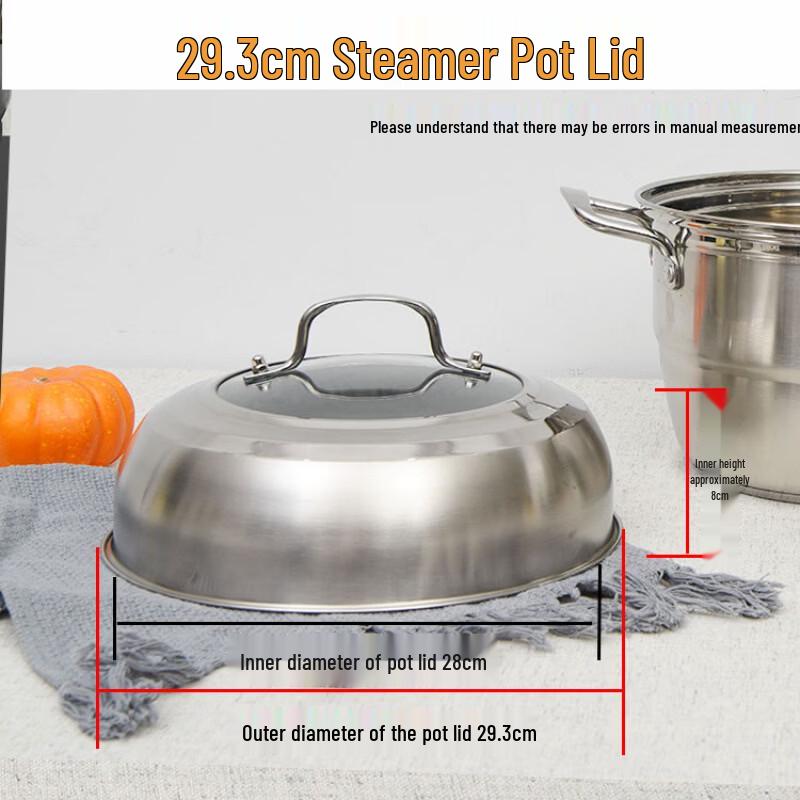 

Stainless Steel Steamer Pot Lid