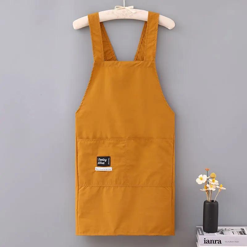 New Long Sleeve Kitchen Apron Waterproof Oil Resistant Cooking Protective Chef Workwear for Cooking Baking BBQ Restaurant