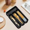 Silverware Drawer Organizer Flatware Organizer Compact Holder with 4 Compartment for Forks Cooking Kitchen Cabinet Countertop