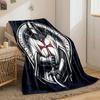 Crusader Knight Blanket  Printed Blanket for Living Room Bed Couch Lunch Break Soft Cozy Blanket for Friend's Festival Gift