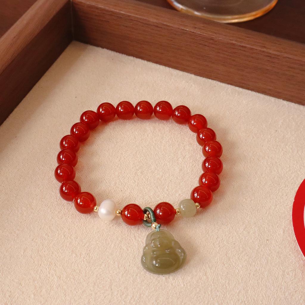 Original Design Natural Agate Bracelet Fashion Women Daily Jewelry Lucky Gift