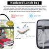 Czech Cartoon Krtek Mole Lunch Bag For Adult Lunch Box Casual Picnic Cooler Bag Portable Zipper Oxford Thermal Lunch Bags
