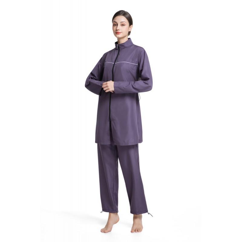 Modest 3-Piece Swimwear Set Women UV