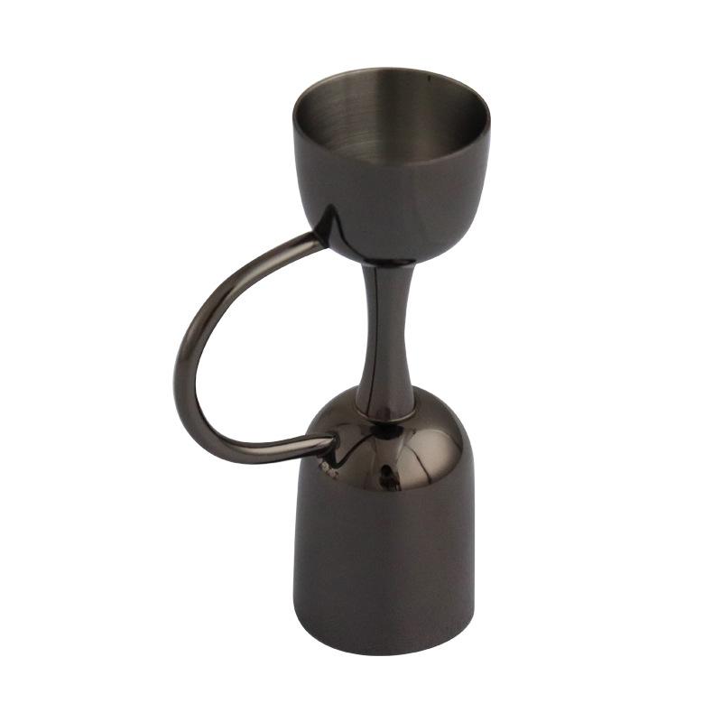304 Stainless Steel Measuring Cup with Handle Steel Cocktail Jiggers Wine Dispenser Bartender Tools Bar Accessories