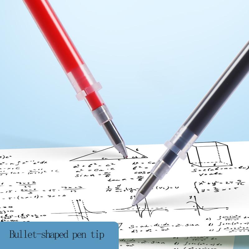 M&G 0.5mm Tapered Pen Refill for Twist-Top Gel Pens - Black Red Blue Ideal for Students And Office Supplies