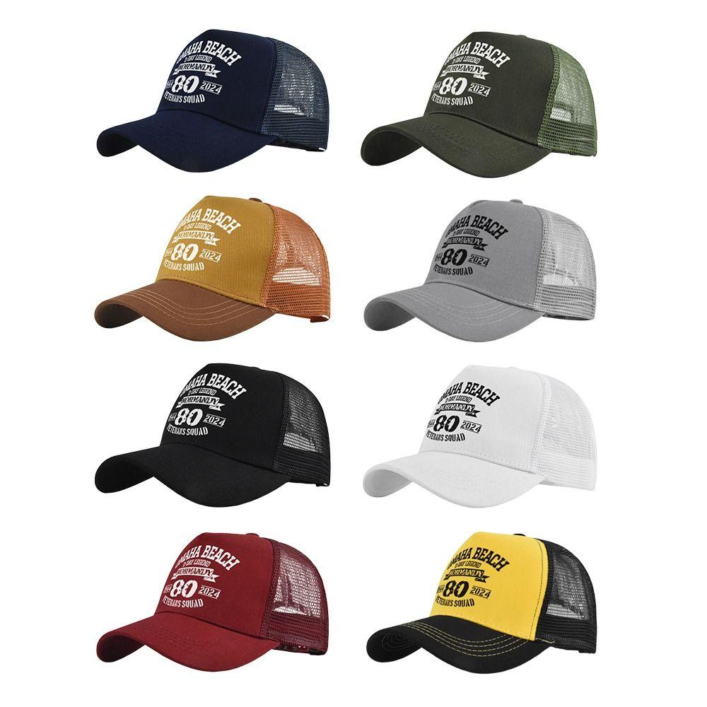 Mesh Breathable Baseball Cap Letter Snapback Hat Fashion Dad Hat for Men Women