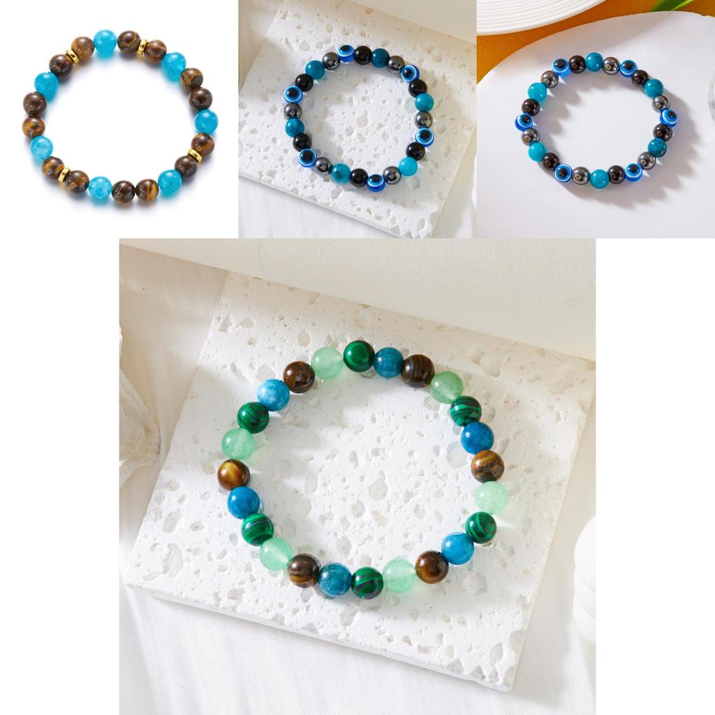 Eye Of The Devil Stretch Bracelet With Electroplated Finish For Women Accessories