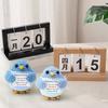 Funny Crochet Animal With Positive Card Ornament Handmade Knitted Ducks Fox Sheep Turtle Desk Figurine Creative Crochet Gift