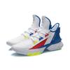 New LiNing Slip Resistant Breathable Support Rebound Low Top Sports Casual Shoes White Red Blue AGLQ073-2