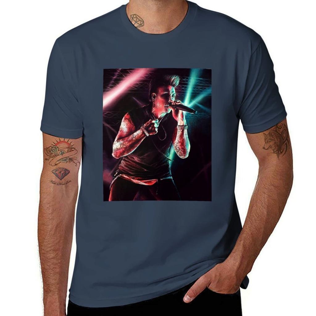 Jacoby Shaddix Papa Roach Fan Art Panicgraphics Tshirt Casual Basic Street Style Tshirt