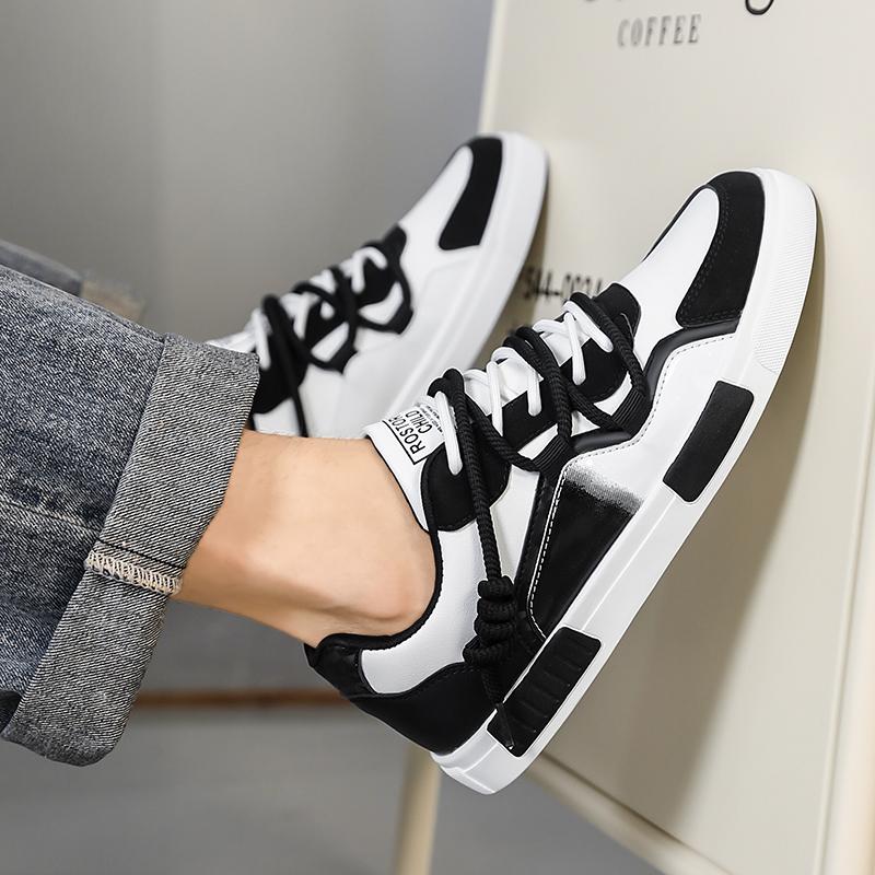 Men’s Sports Shoes Casual Skateboarding Shoes Red Running Shoes Jogging Sneakers Shoes for Students Plus Size