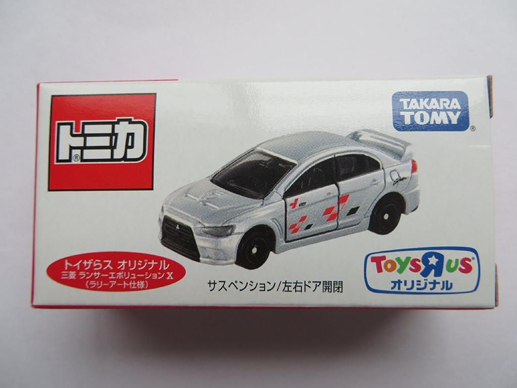 Hračky R Us Originální specifikace Tomica Lancer Evolution Ralliart [Mitsubishi X]