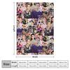 Dylan O’Brien Collage Throw Blanket For Sofa Thin Warm Blanket Soft Plush Plaid Stuffed Blankets