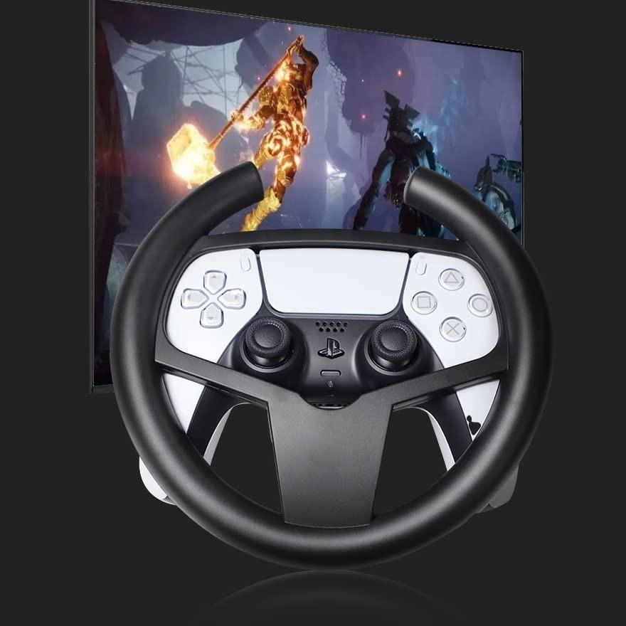 Uchwyt na kierownicę do gier wyścigowych PS5, uchwyt na uchwyt do gamepada Joypad Grip do kontrolera Sony PlayStation 5 do gier samochodowych